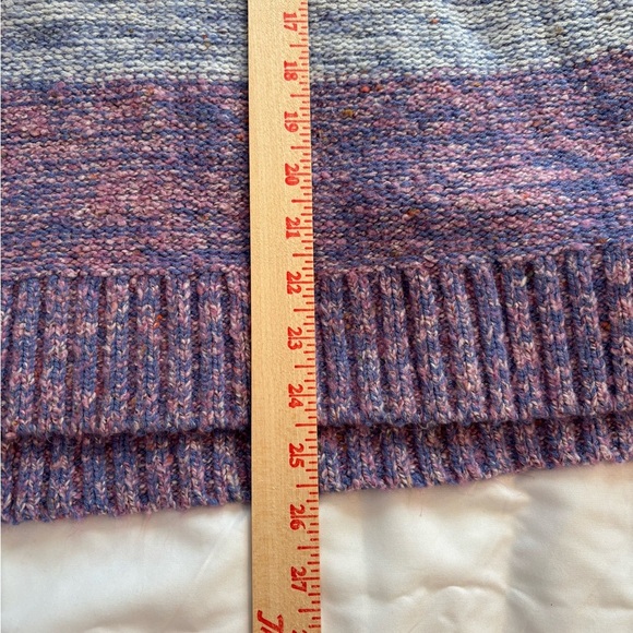 Christopher & Banks XL Cowl Neck Knit Sweater | Multicolor Cozy Fall Pullover - Picture 5 of 8